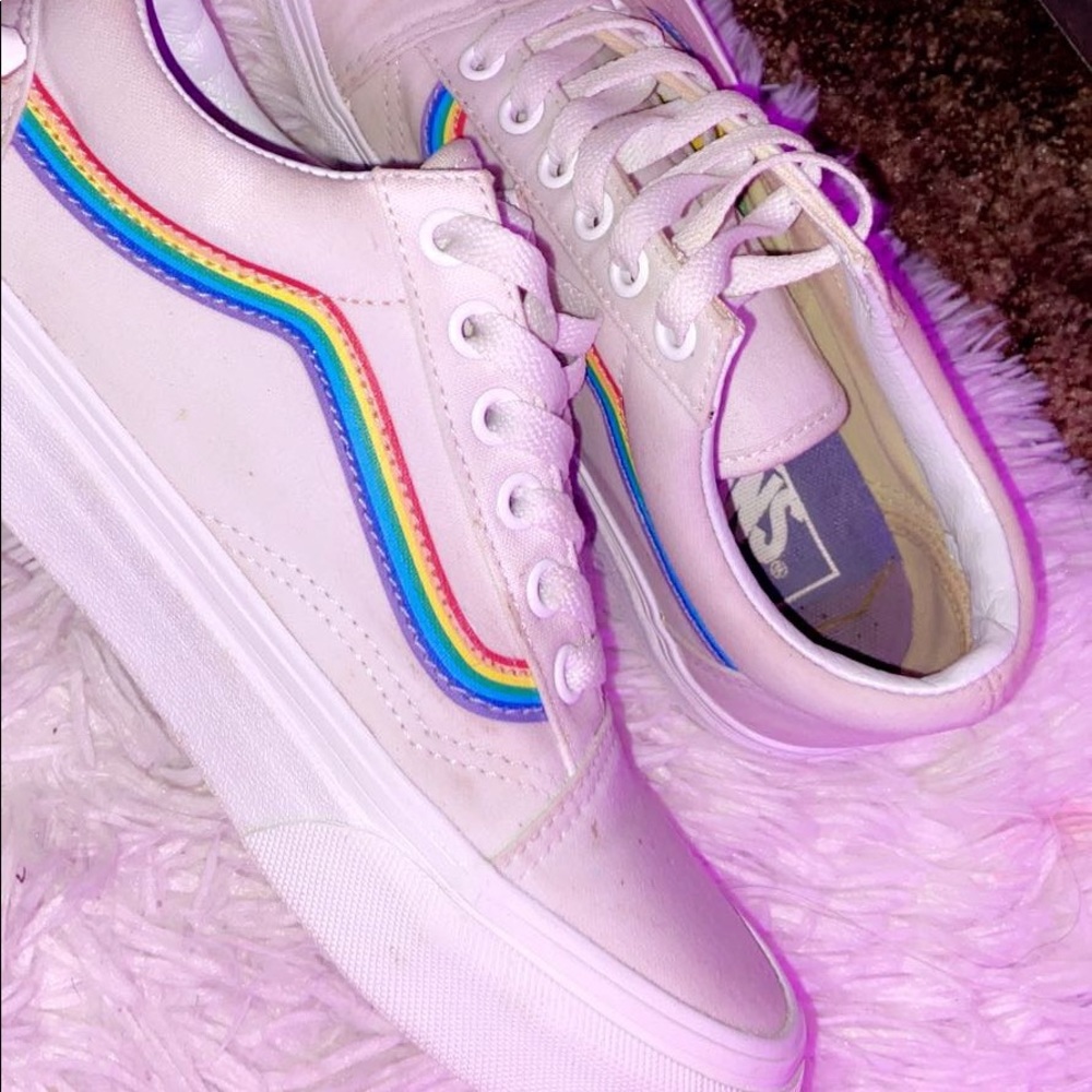 unlimited rainbow vans